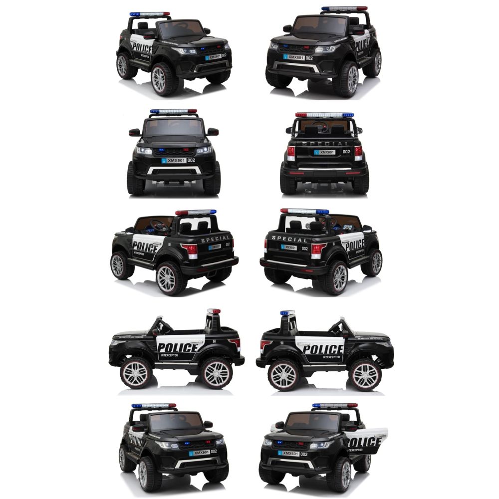 JEEP POLICJA 4X4 Z AMORTYZATORAMI, PILOT, REDUKTOR/ XMX-601-1