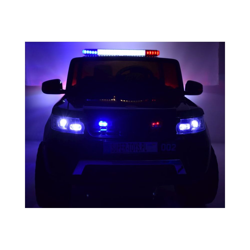 JEEP POLICJA 4X4 Z AMORTYZATORAMI, PILOT, REDUKTOR/ XMX-601-1