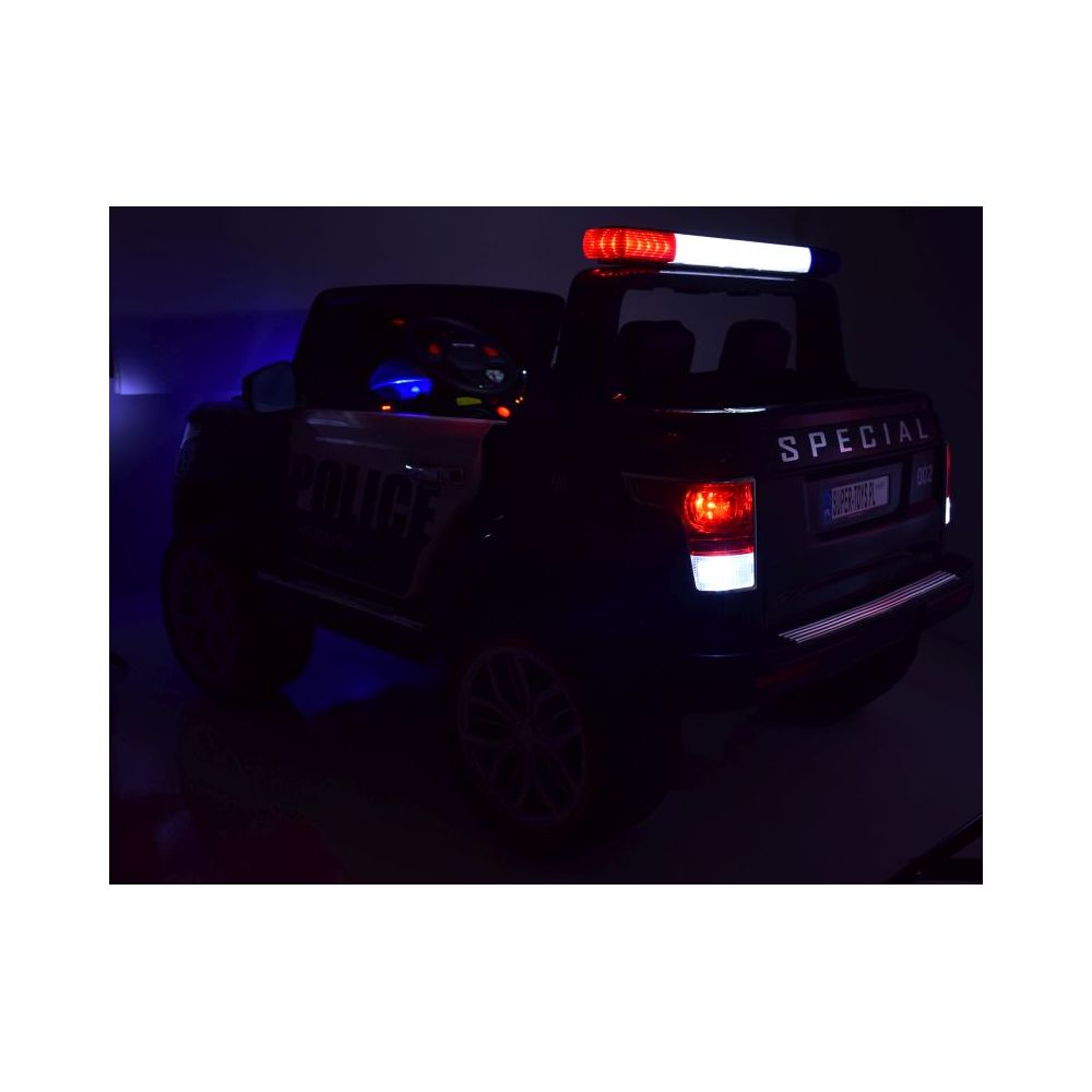 JEEP POLICJA 4X4 Z AMORTYZATORAMI, PILOT, REDUKTOR/ XMX-601-1