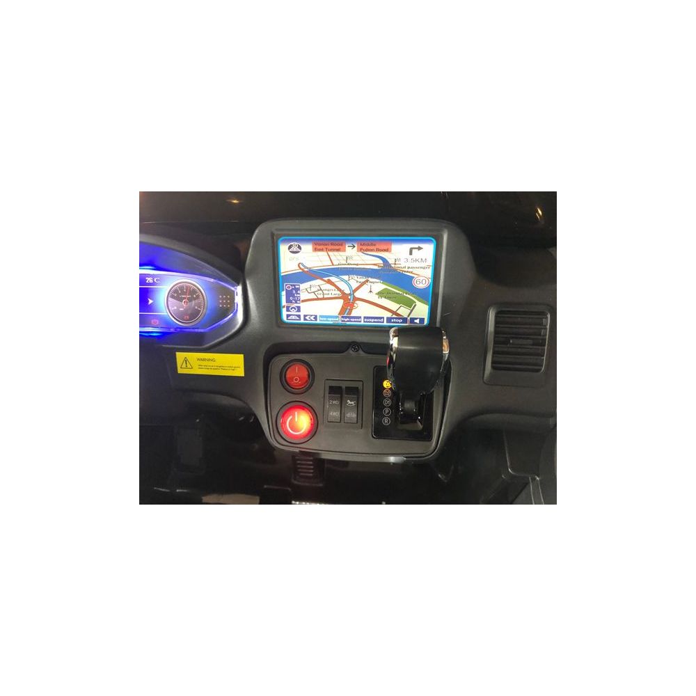 JEEP POLICJA 4X4 Z AMORTYZATORAMI, PILOT, REDUKTOR/ XMX-601-1