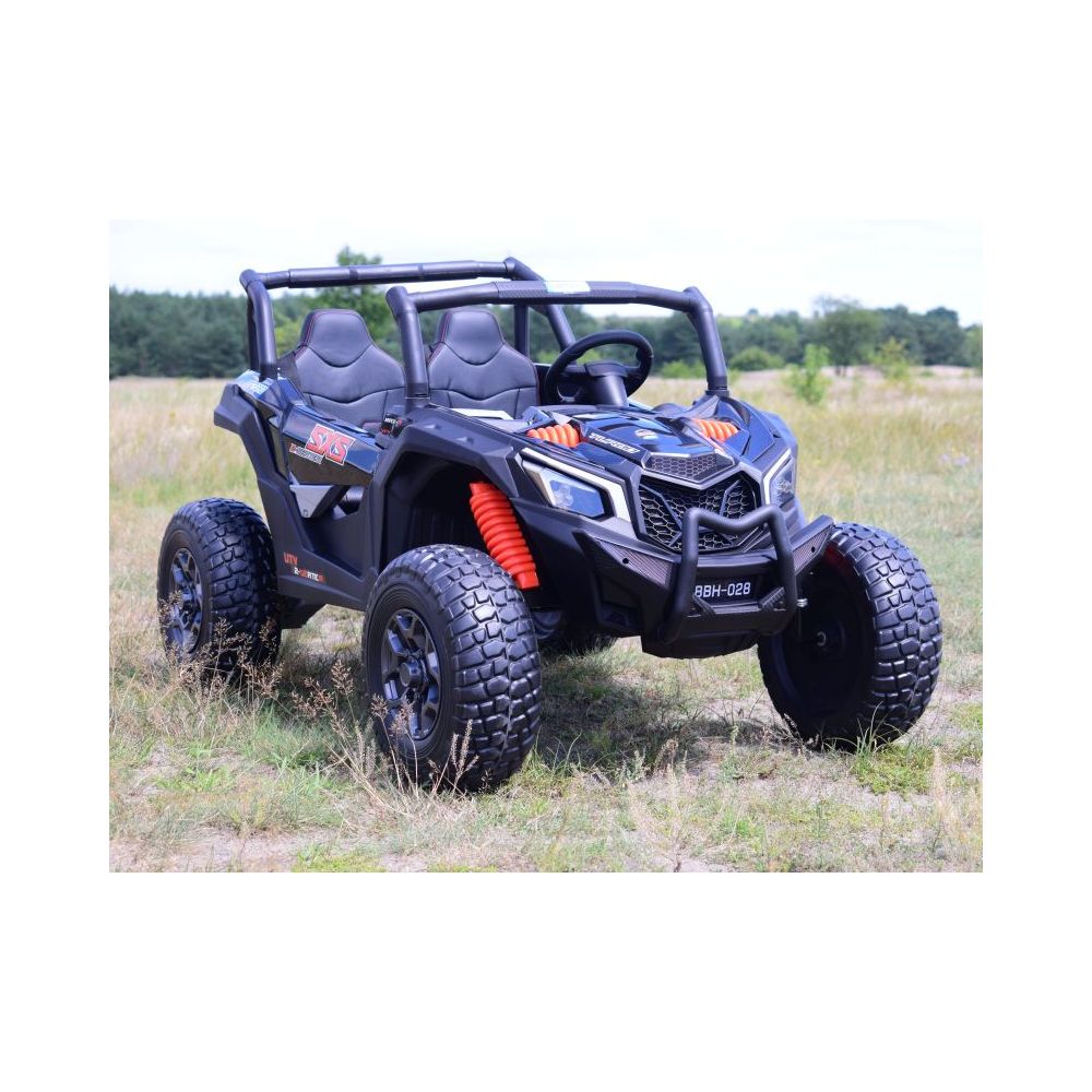 MEGA BUGGY SXS DLA 2 DZIECI 2X120W, SUPER MOC, PRZESUWANE SIEDZENIE, WALIZKA/BBH028
