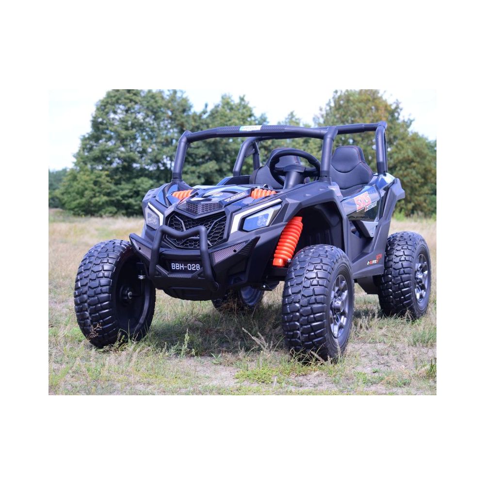 MEGA BUGGY SXS DLA 2 DZIECI 2X120W, SUPER MOC, PRZESUWANE SIEDZENIE, WALIZKA/BBH028