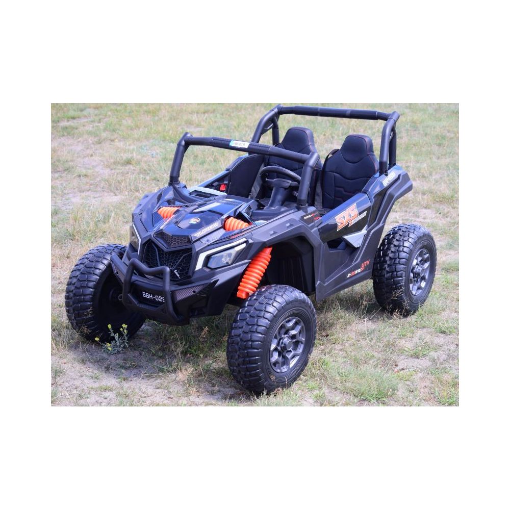 MEGA BUGGY SXS DLA 2 DZIECI 2X120W, SUPER MOC, PRZESUWANE SIEDZENIE, WALIZKA/BBH028