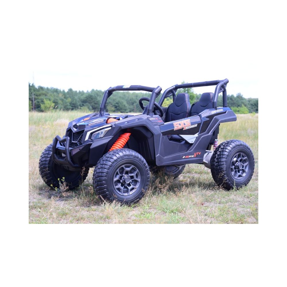 MEGA BUGGY SXS DLA 2 DZIECI 2X120W, SUPER MOC, PRZESUWANE SIEDZENIE, WALIZKA/BBH028