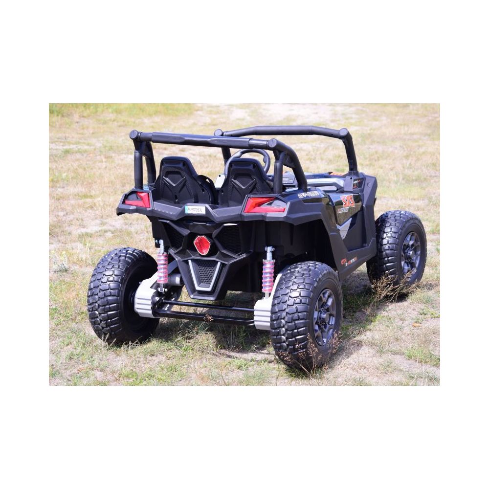 MEGA BUGGY SXS DLA 2 DZIECI 2X120W, SUPER MOC, PRZESUWANE SIEDZENIE, WALIZKA/BBH028