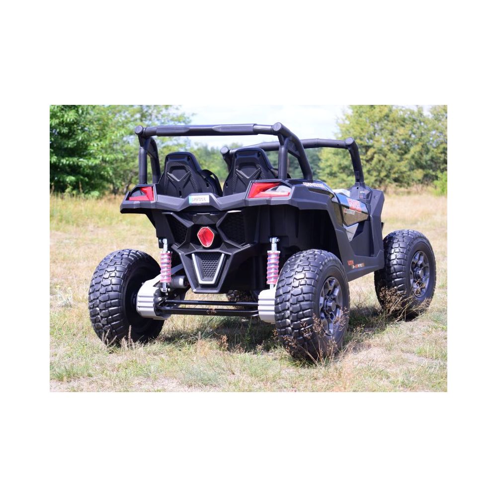 MEGA BUGGY SXS DLA 2 DZIECI 2X120W, SUPER MOC, PRZESUWANE SIEDZENIE, WALIZKA/BBH028