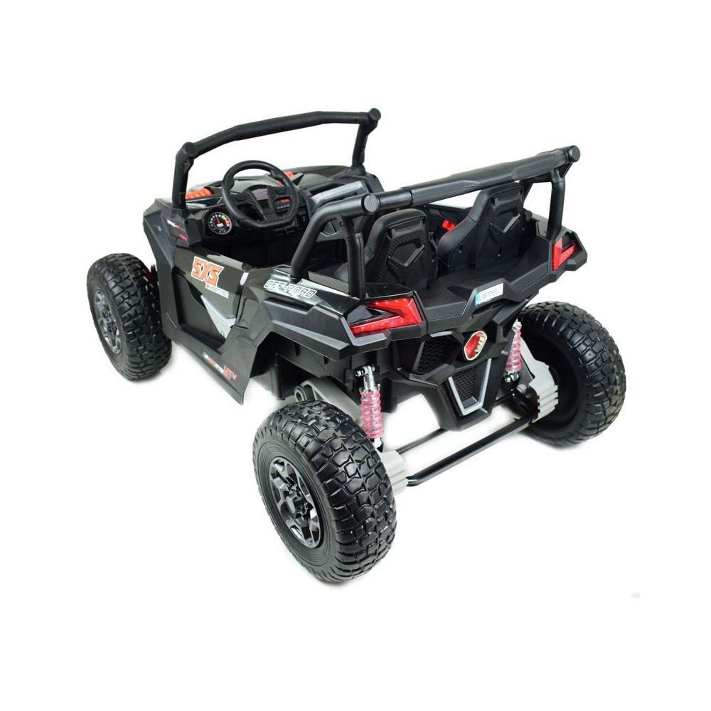 MEGA BUGGY SXS DLA 2 DZIECI 2X120W, SUPER MOC, PRZESUWANE SIEDZENIE, WALIZKA/BBH028