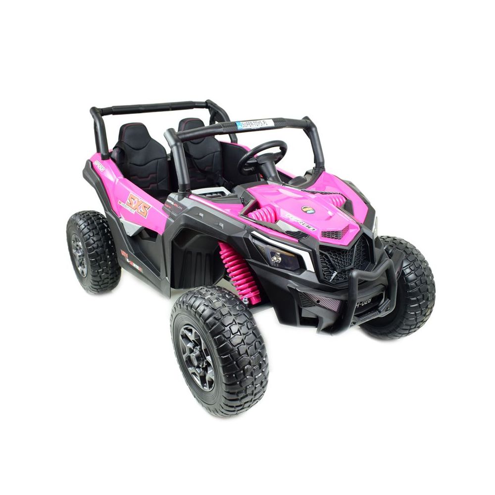 MEGA BUGGY SXS DLA 2 DZIECI 2X120W, SUPER MOC, PRZESUWANE SIEDZENIE, WALIZKA/BBH028