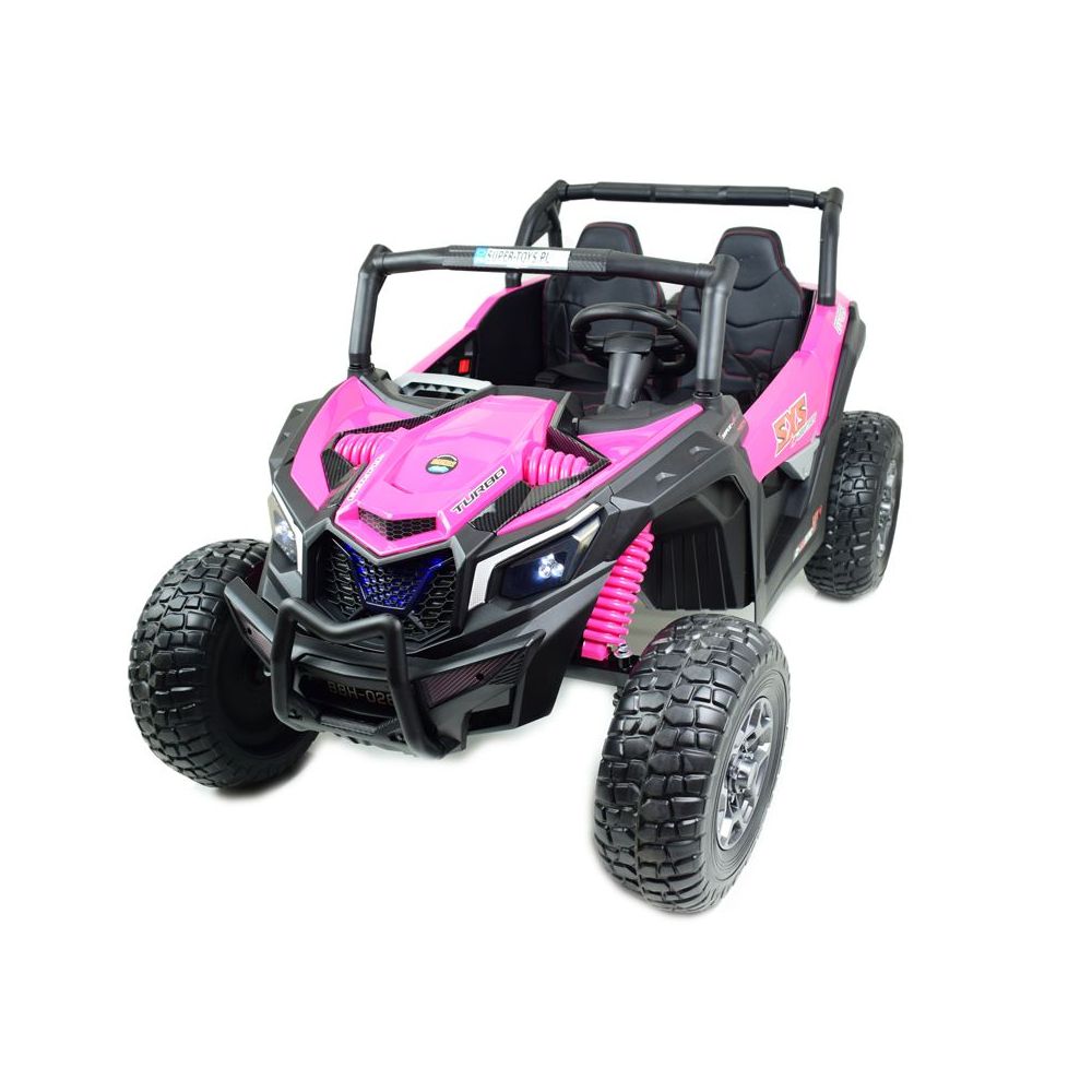 MEGA BUGGY SXS DLA 2 DZIECI 2X120W, SUPER MOC, PRZESUWANE SIEDZENIE, WALIZKA/BBH028