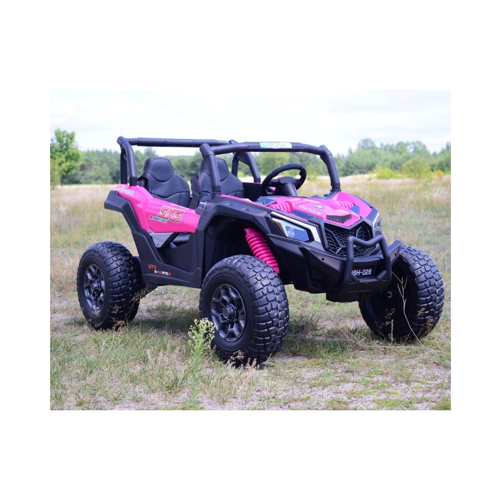 MEGA BUGGY SXS DLA 2 DZIECI 2X120W, SUPER MOC, PRZESUWANE SIEDZENIE, WALIZKA/BBH028