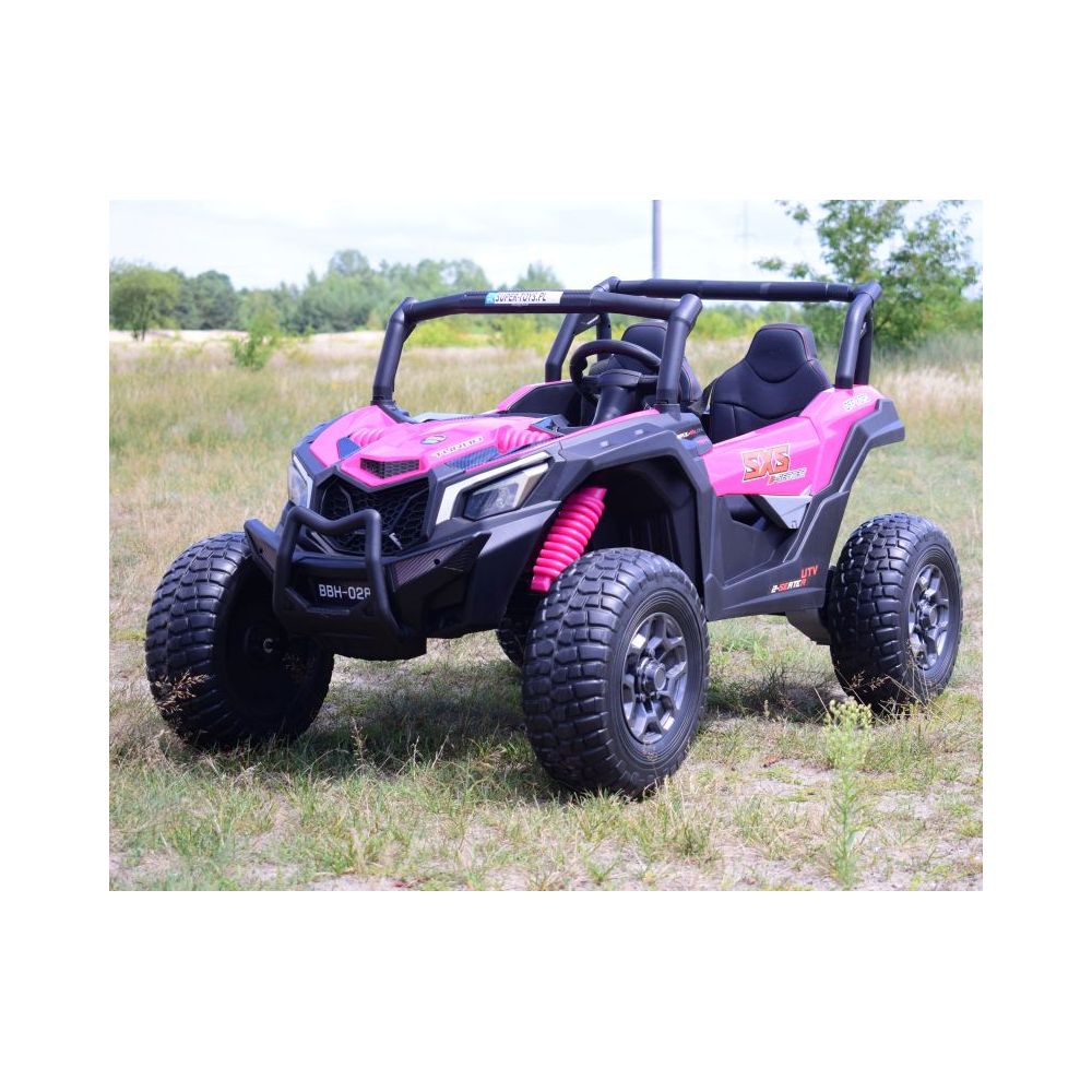 MEGA BUGGY SXS DVIEMS VAIKAMS, 2X120 W, YPAČ GALIINGAS, REGULIUOJAMA SĖDYNĖ, LAGAMINAS/BBH028