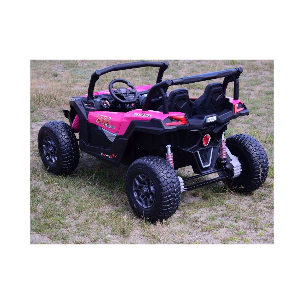 MEGA BUGGY SXS DLA 2 DZIECI 2X120W, SUPER MOC, PRZESUWANE SIEDZENIE, WALIZKA/BBH028
