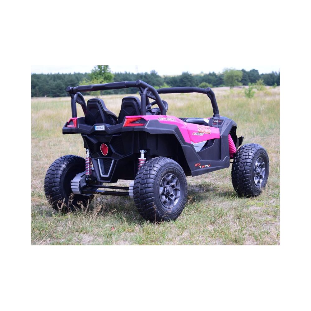 MEGA BUGGY SXS DLA 2 DZIECI 2X120W, SUPER MOC, PRZESUWANE SIEDZENIE, WALIZKA/BBH028