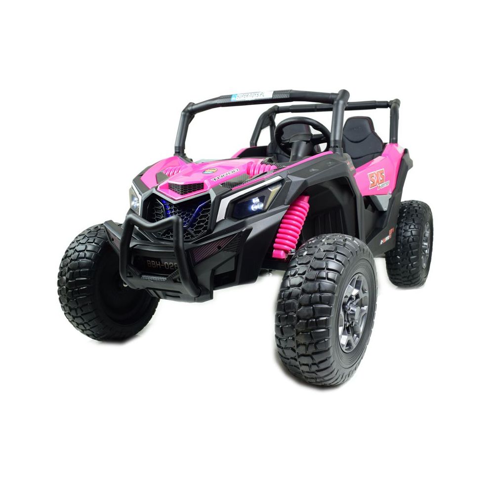 MEGA BUGGY SXS DLA 2 DZIECI 2X120W, SUPER MOC, PRZESUWANE SIEDZENIE, WALIZKA/BBH028