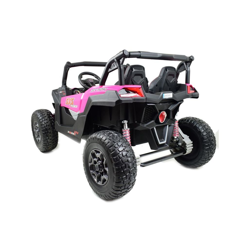 MEGA BUGGY SXS DLA 2 DZIECI 2X120W, SUPER MOC, PRZESUWANE SIEDZENIE, WALIZKA/BBH028