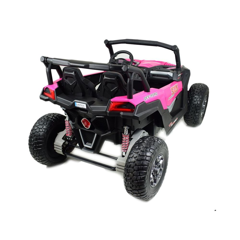MEGA BUGGY SXS DLA 2 DZIECI 2X120W, SUPER MOC, PRZESUWANE SIEDZENIE, WALIZKA/BBH028