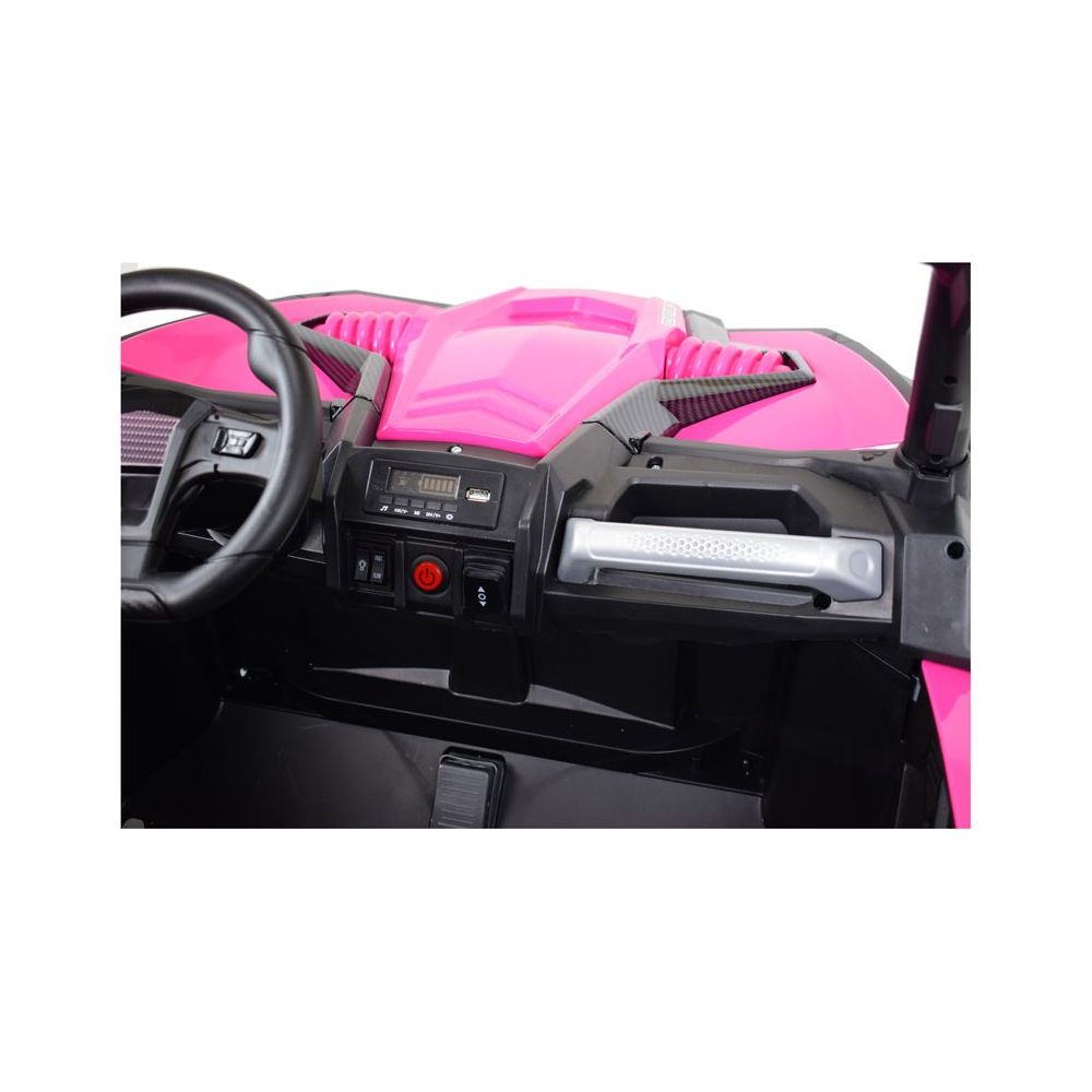 MEGA BUGGY SXS DLA 2 DZIECI 2X120W, SUPER MOC, PRZESUWANE SIEDZENIE, WALIZKA/BBH028