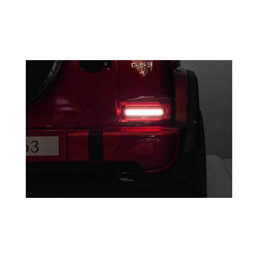 MILŽINIŠKAS „MERCEDES G63“ SU 800 W AKUMULIATORIUMI, 2X24 V, KILIMĖLIAI, LAKAS /DKG63