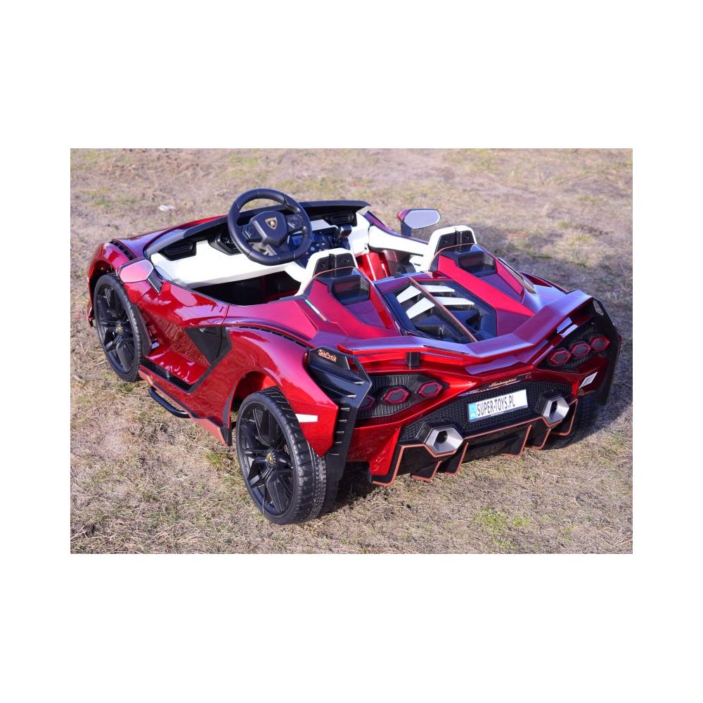 ORYGINALNE LAMBORGHINI SIAN NA AKUMULATOR, WERSJA Z MIEJSCEM DLA RODZICA/QLS6988