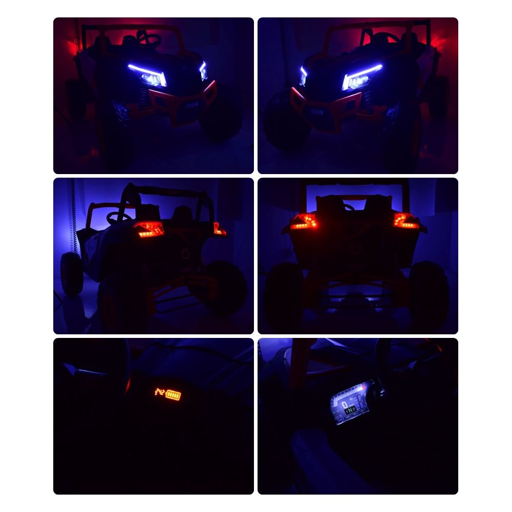 MEGA BUGGY UTV-MX 2 VAIKAMS, 4X60 W (240 W), 24 V, SUPER GALIOS / XMX613