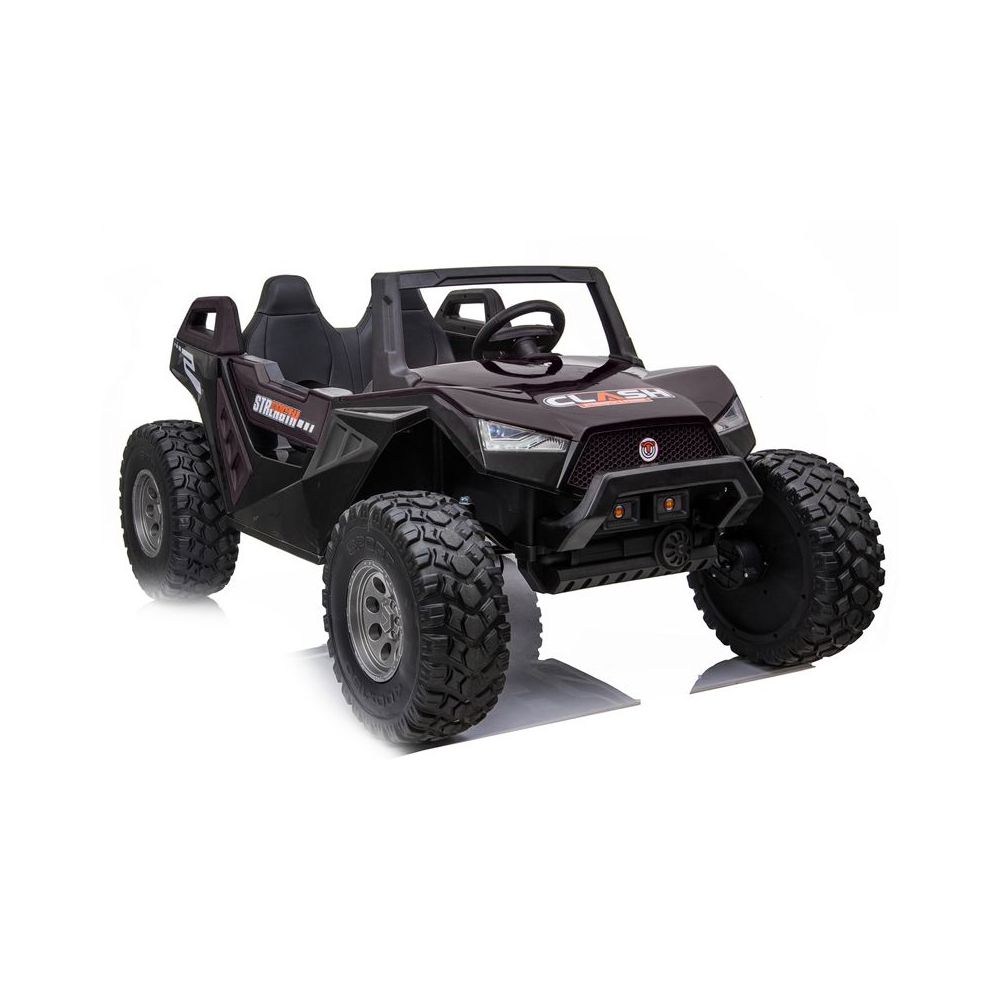 MEGA BUGGY CLASH DLA 2 DZIECI, 4 SILNIKI, 24V-800W, MIĘKKIE PRZESUWANE SIEDZENIE, WALIZKA NA AKUMULATOR/SX-1928