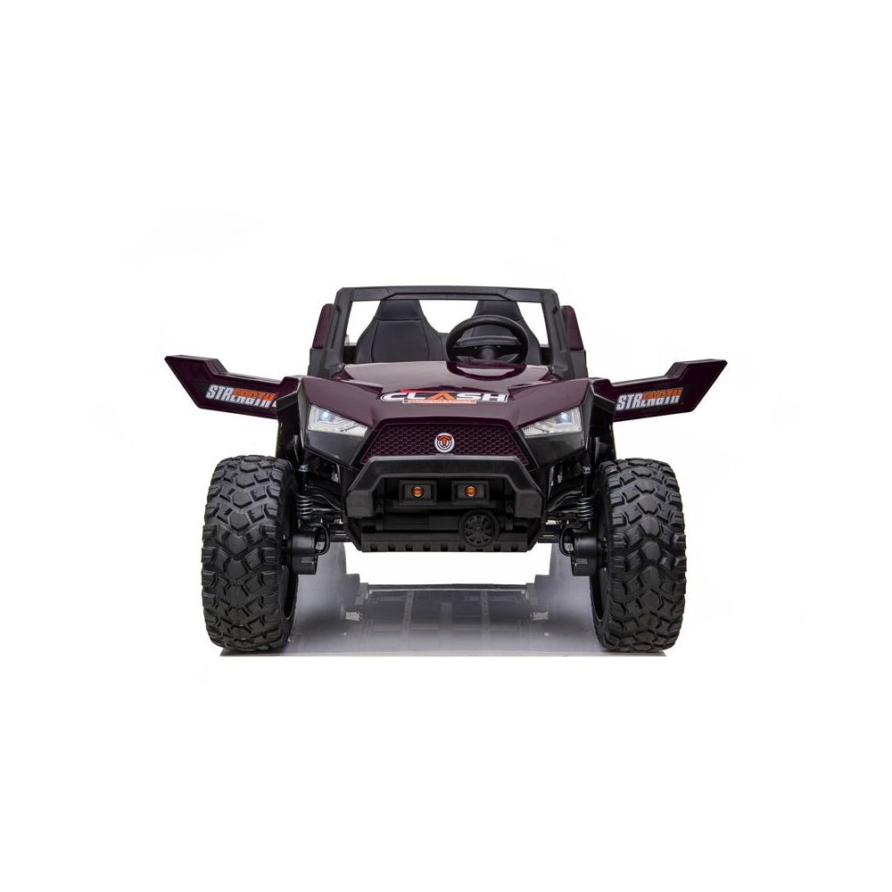 MEGA BUGGY CLASH DLA 2 DZIECI, 4 SILNIKI, 24V-800W, MIĘKKIE PRZESUWANE SIEDZENIE, WALIZKA NA AKUMULATOR/SX-1928