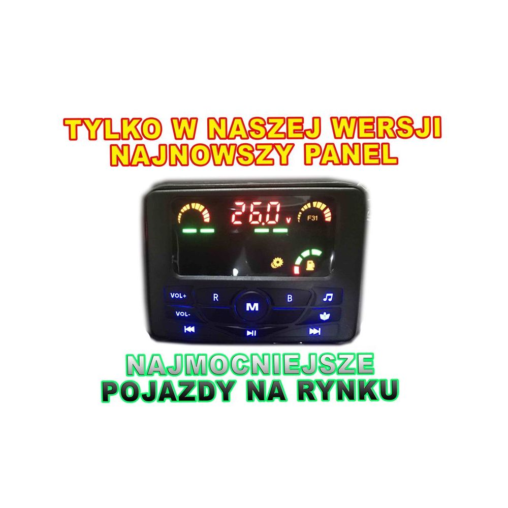 MEGA BUGGY CLASH DLA 2 DZIECI, 4 SILNIK - 800W, 24, MIĘKKIE PRZESUWANE SIEDZENIE, WALIZKA NA AKUMULATOR,/SX-1928