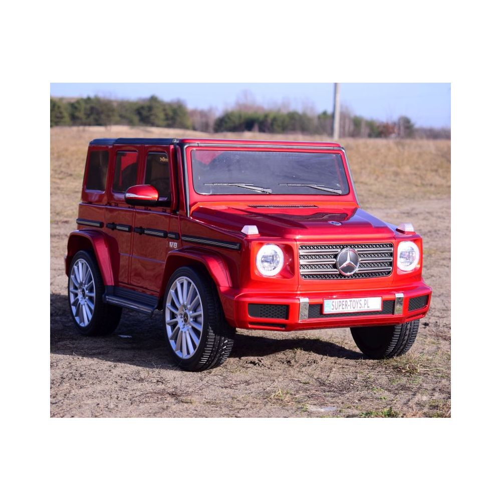 ORIGINALUS „MERCEDES G500“ SU POLIRUOTU KŪNU, VISOS PAPILDOMOS FUNKCIJOS / XMX627