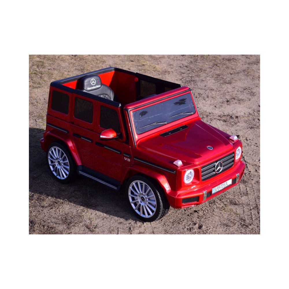 ORIGINALUS „MERCEDES G500“ SU POLIRUOTU KŪNU, VISOS PAPILDOMOS FUNKCIJOS / XMX627