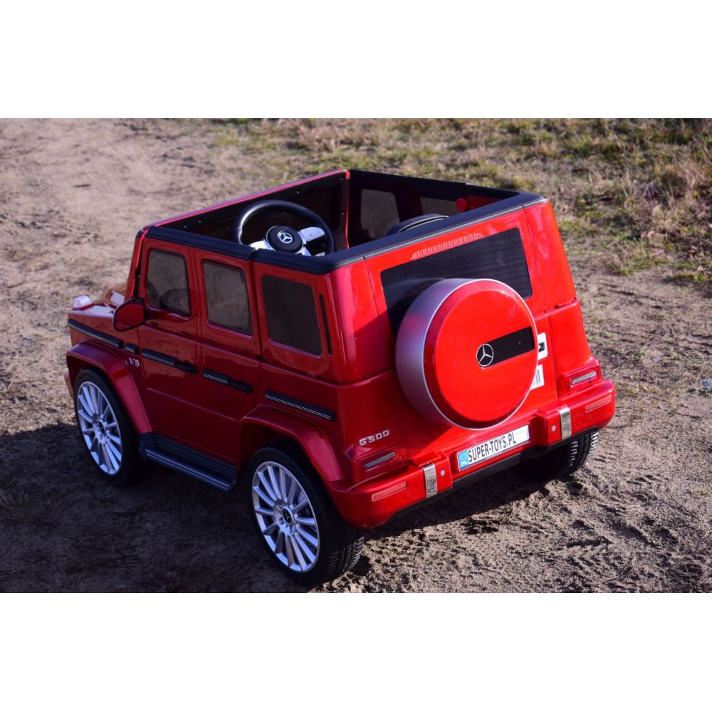 ORIGINALUS „MERCEDES G500“ SU POLIRUOTU KŪNU, VISOS PAPILDOMOS FUNKCIJOS / XMX627