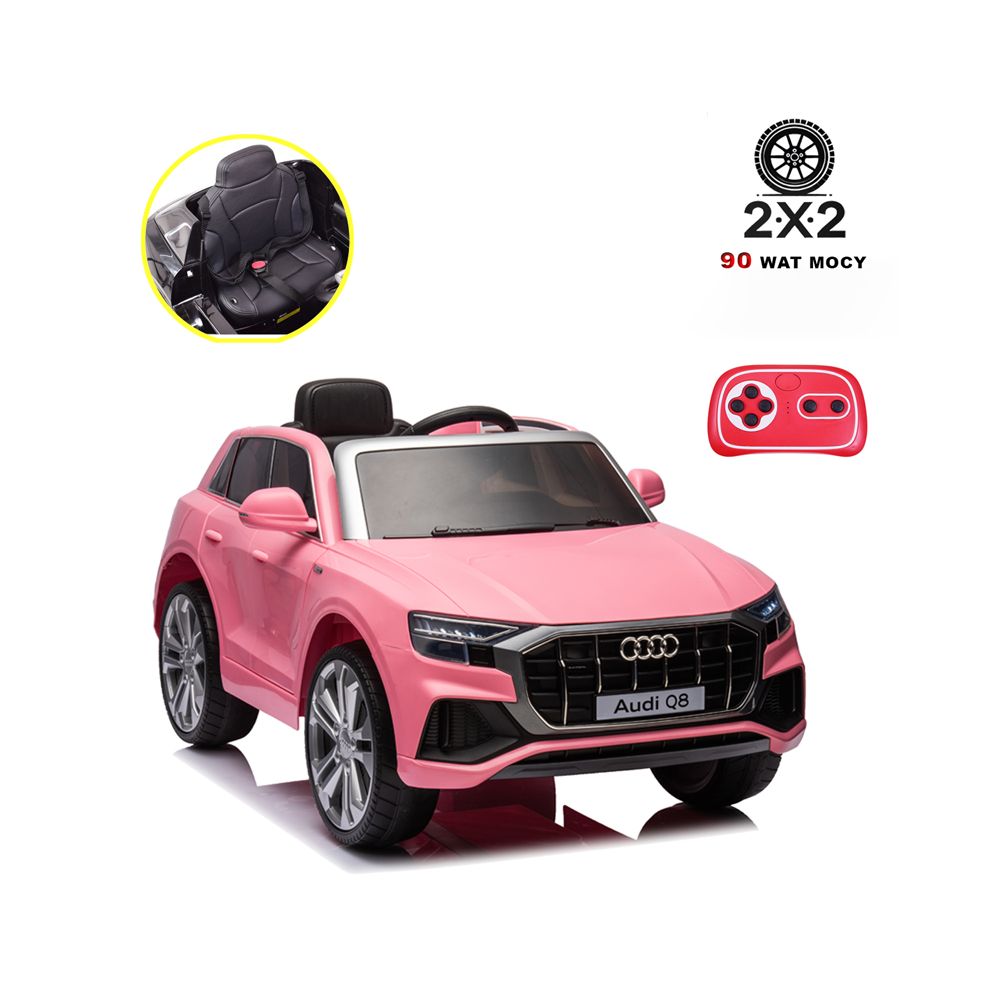 ORYGINALNE AUDI Q8 W NAJLEPSZEJ OPCJI, MIĘKKIE KOŁA, MIĘKKIE SIEDZENIE/JJ2066