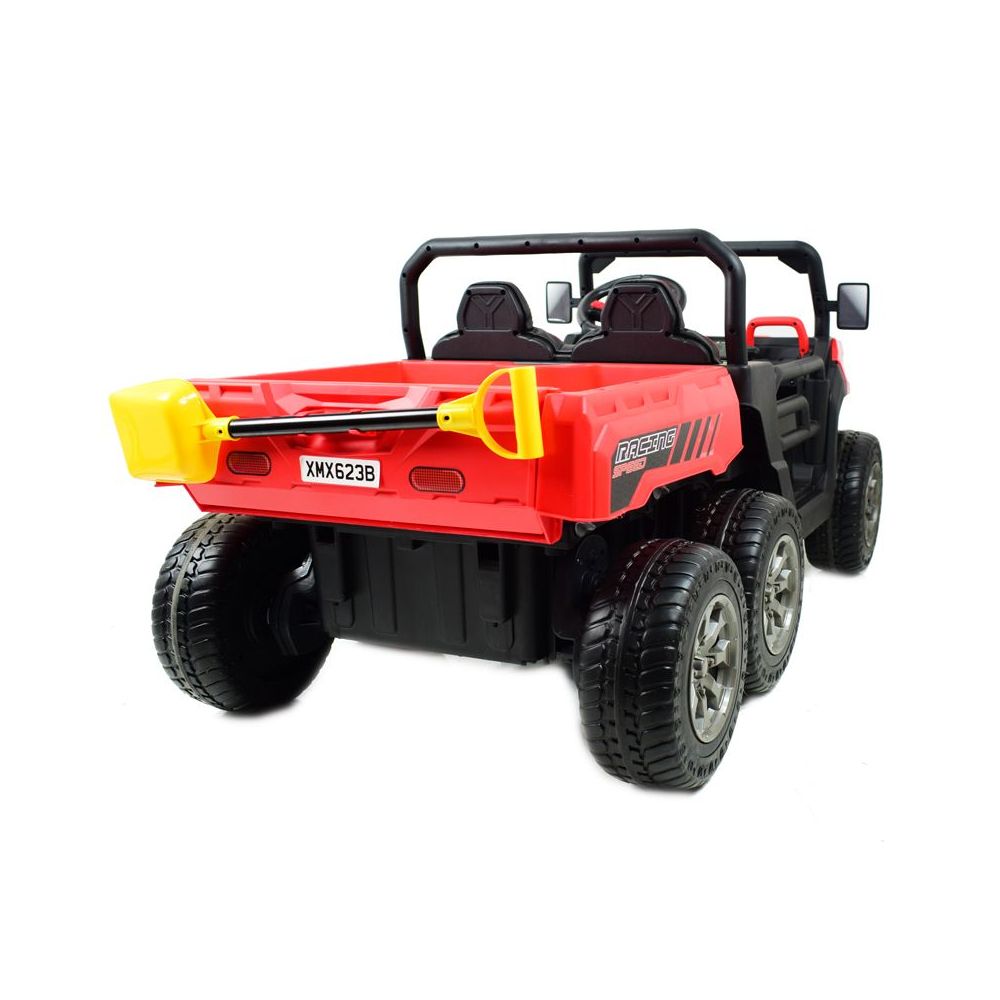 BUGGY 6 KOŁOWY DLA 2 DZIECI, ELEKTRYCZNA WYWROTKA, MIĘKKIE KOŁA, MIĘKKIE SIEDZENIE, 400 WAT/XMX623B