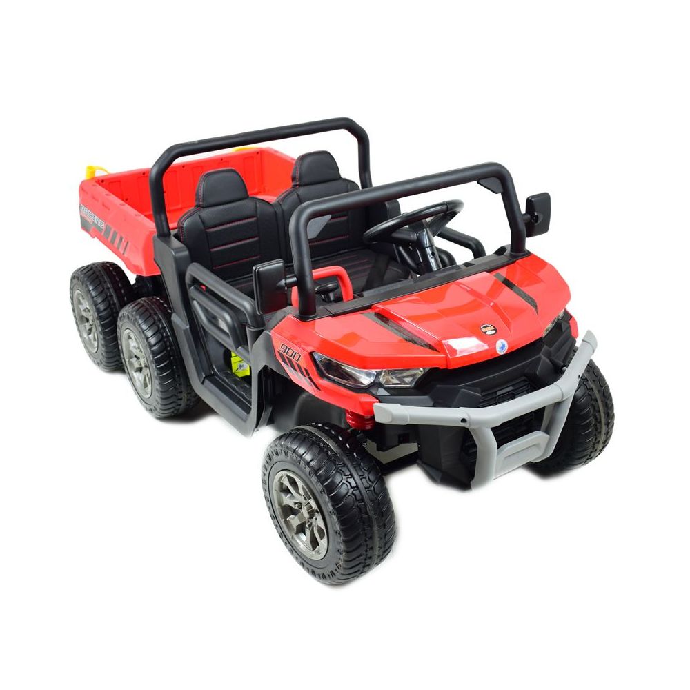 BUGGY 6 KOŁOWY DLA 2 DZIECI, ELEKTRYCZNA WYWROTKA, MIĘKKIE KOŁA, MIĘKKIE SIEDZENIE, 400 WAT/XMX623B