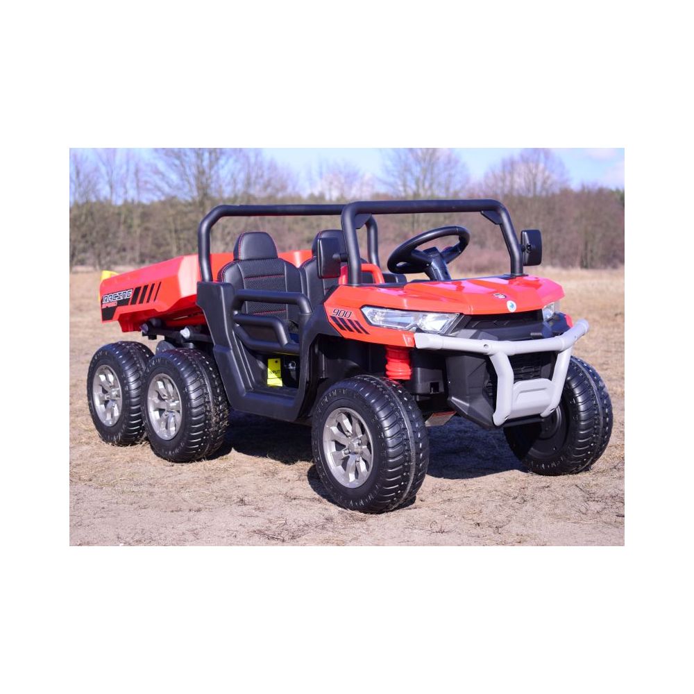 BUGGY 6 KOŁOWY DLA 2 DZIECI, ELEKTRYCZNA WYWROTKA, MIĘKKIE KOŁA, MIĘKKIE SIEDZENIE, 400 WAT/XMX623B