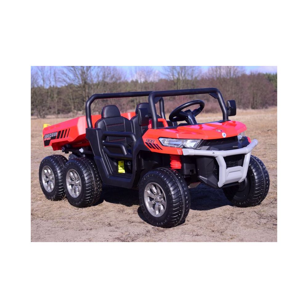 BUGGY 6 KOŁOWY DLA 2 DZIECI, ELEKTRYCZNA WYWROTKA, MIĘKKIE KOŁA, MIĘKKIE SIEDZENIE, 400 WAT/XMX623B