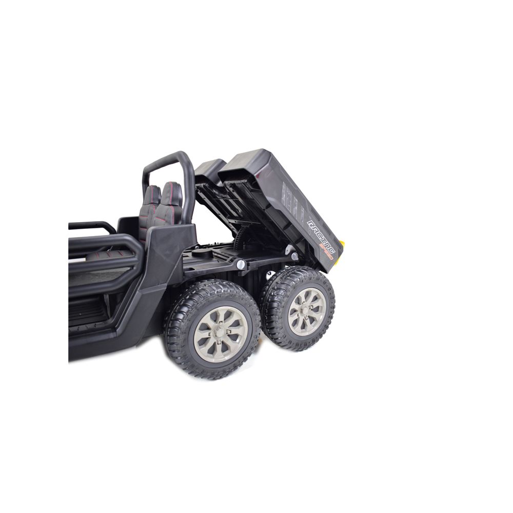 BUGGY 6 KOŁOWY DLA 2 DZIECI, ELEKTRYCZNA WYWROTKA, MIĘKKIE KOŁA, MIĘKKIE SIEDZENIE, 400 WAT/XMX623B