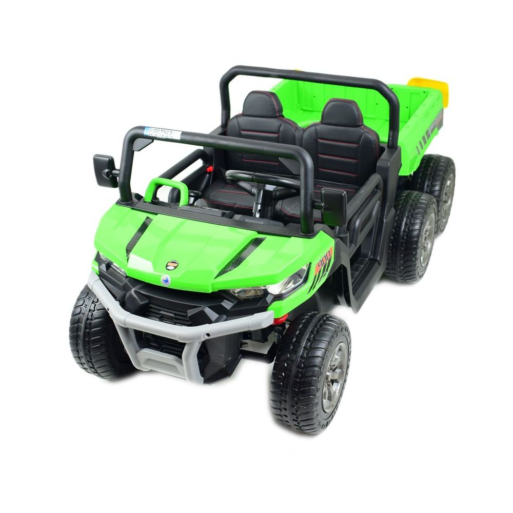 BUGGY 6 KOŁOWY DLA 2 DZIECI, ELEKTRYCZNA WYWROTKA, MIĘKKIE KOŁA, MIĘKKIE SIEDZENIE, 400 WAT/XMX623B