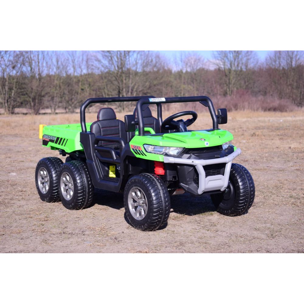 BUGGY 6 KOŁOWY DLA 2 DZIECI, ELEKTRYCZNA WYWROTKA, MIĘKKIE KOŁA, MIĘKKIE SIEDZENIE, 400 WAT/XMX623B