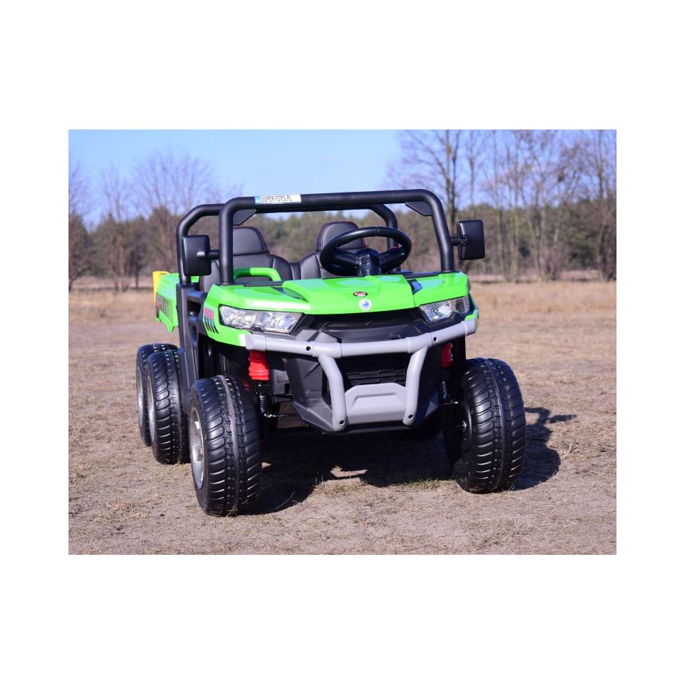 BUGGY 6 KOŁOWY DLA 2 DZIECI, ELEKTRYCZNA WYWROTKA, MIĘKKIE KOŁA, MIĘKKIE SIEDZENIE, 400 WAT/XMX623B