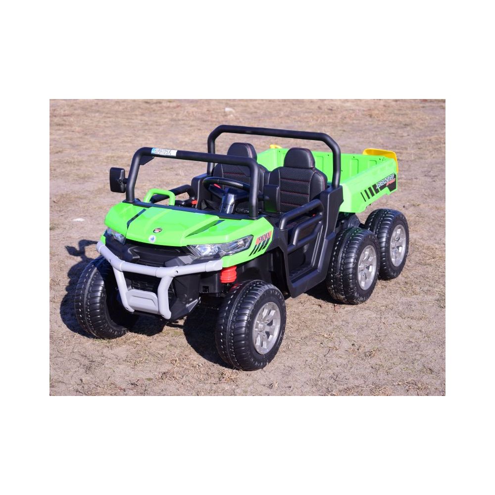 BUGGY 6 KOŁOWY DLA 2 DZIECI, ELEKTRYCZNA WYWROTKA, MIĘKKIE KOŁA, MIĘKKIE SIEDZENIE, 400 WAT/XMX623B