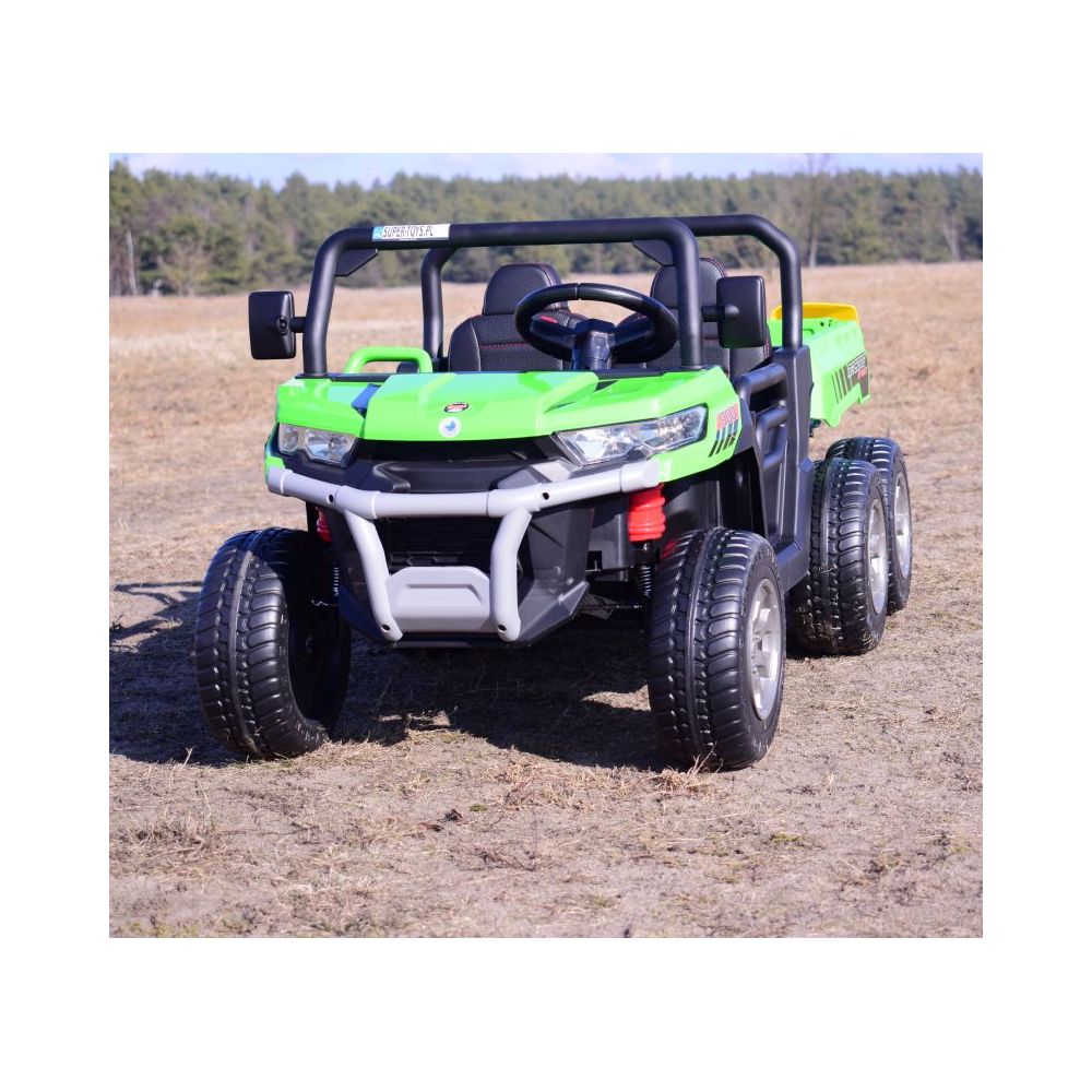 BUGGY 6 KOŁOWY DLA 2 DZIECI, ELEKTRYCZNA WYWROTKA, MIĘKKIE KOŁA, MIĘKKIE SIEDZENIE, 400 WAT/XMX623B