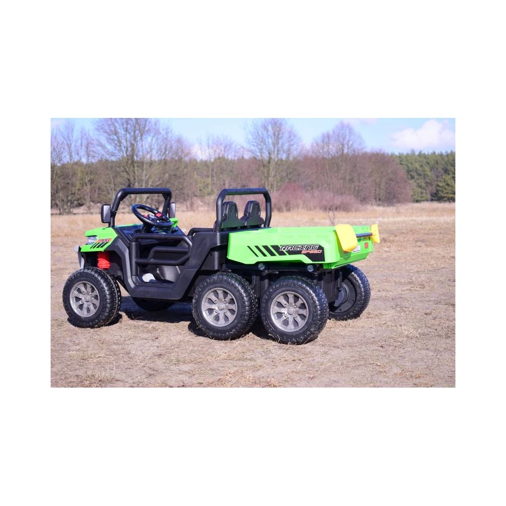 BUGGY 6 KOŁOWY DLA 2 DZIECI, ELEKTRYCZNA WYWROTKA, MIĘKKIE KOŁA, MIĘKKIE SIEDZENIE, 400 WAT/XMX623B