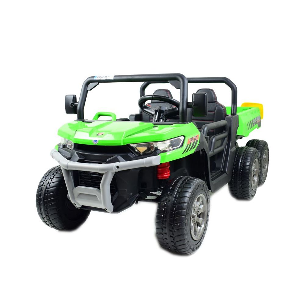 BUGGY 6 KOŁOWY DLA 2 DZIECI, ELEKTRYCZNA WYWROTKA, MIĘKKIE KOŁA, MIĘKKIE SIEDZENIE, 400 WAT/XMX623B