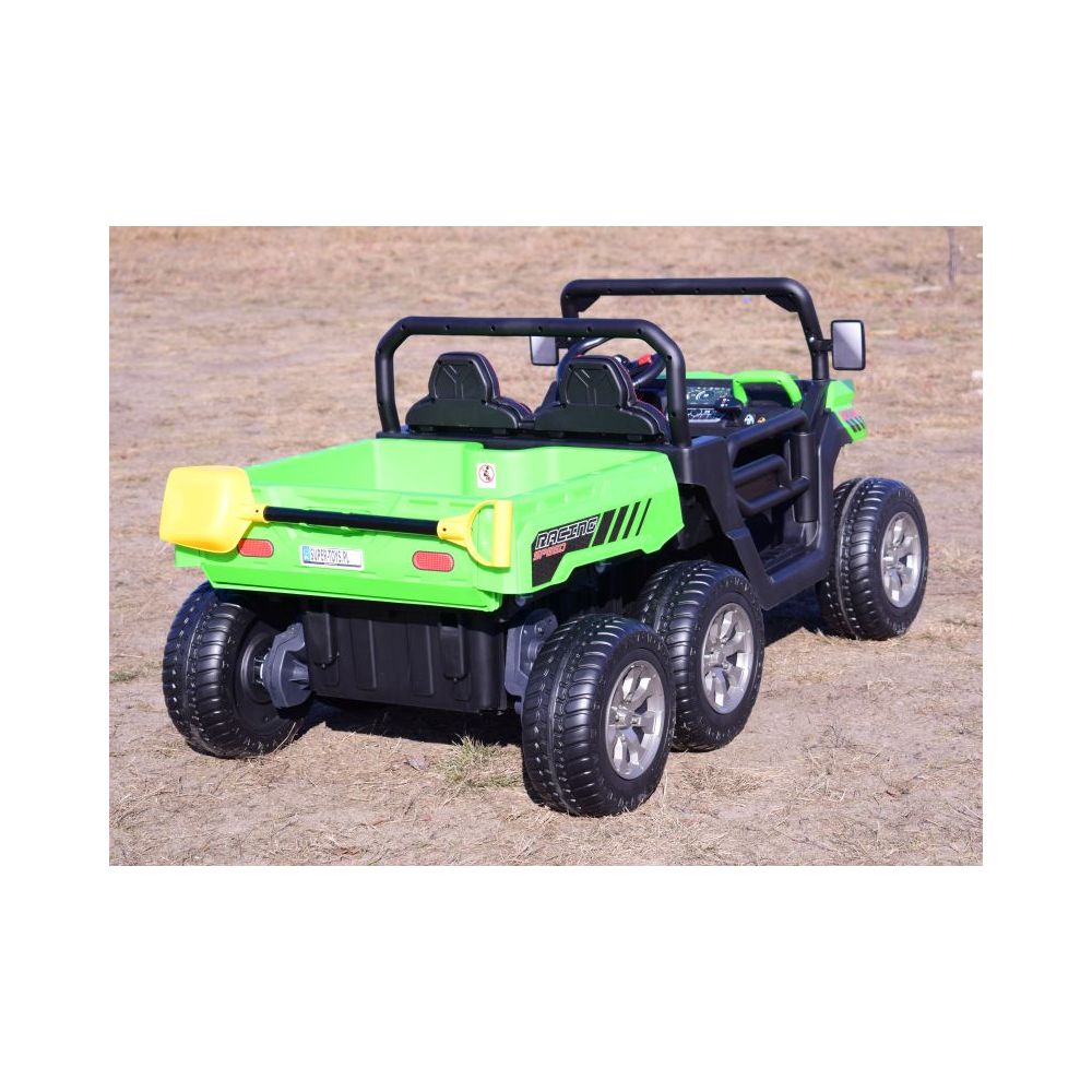 BUGGY 6 KOŁOWY DLA 2 DZIECI, ELEKTRYCZNA WYWROTKA, MIĘKKIE KOŁA, MIĘKKIE SIEDZENIE, 400 WAT/XMX623B