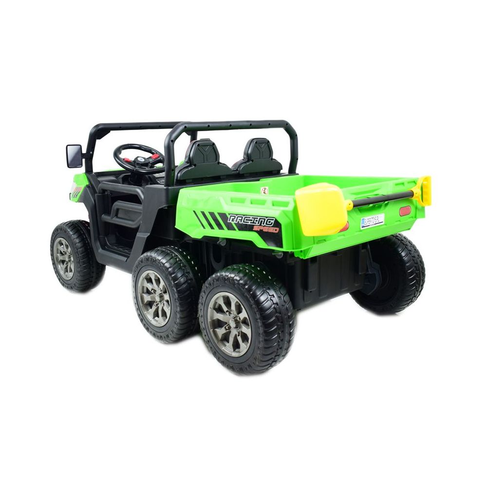 BUGGY 6 KOŁOWY DLA 2 DZIECI, ELEKTRYCZNA WYWROTKA, MIĘKKIE KOŁA, MIĘKKIE SIEDZENIE, 400 WAT/XMX623B