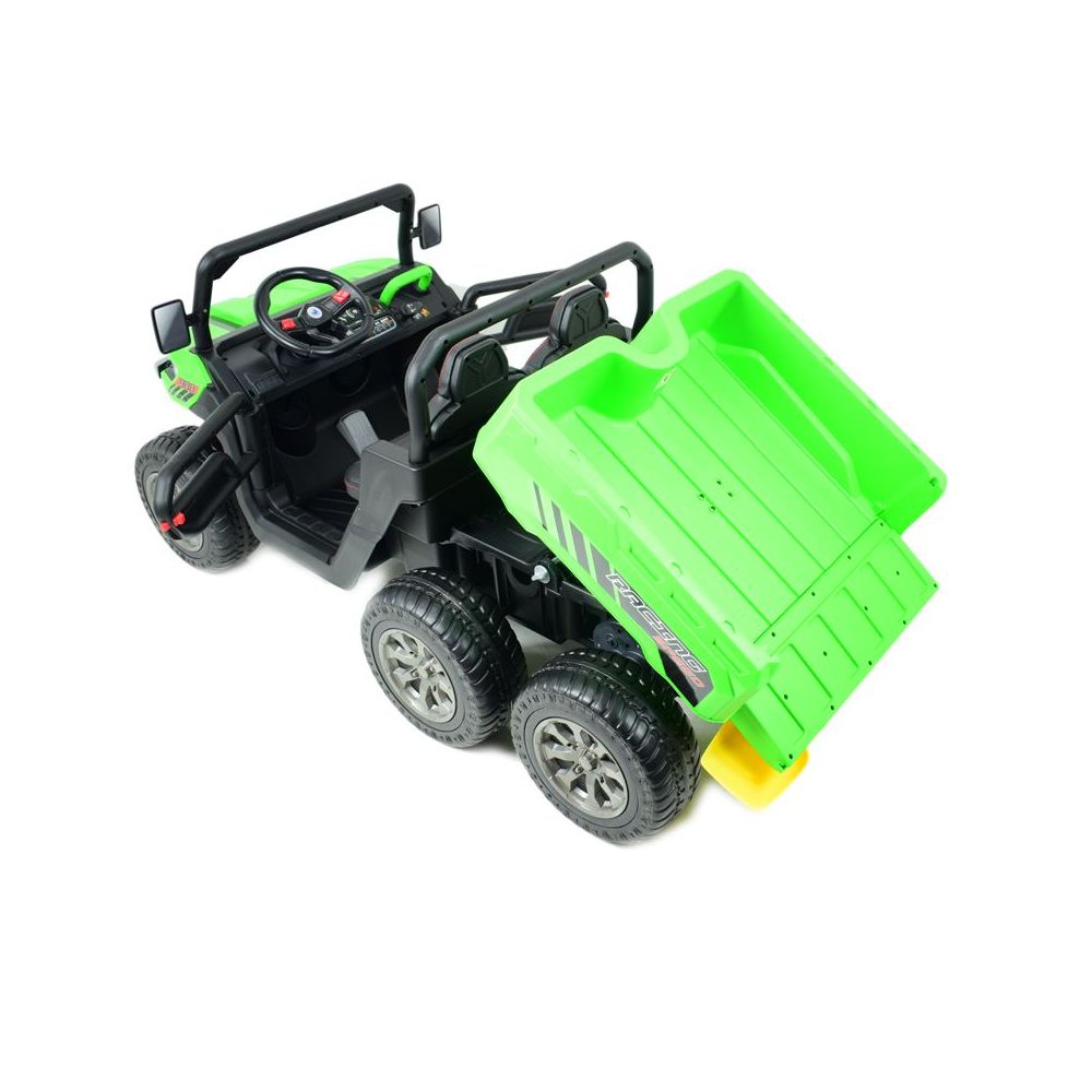 BUGGY 6 KOŁOWY DLA 2 DZIECI, ELEKTRYCZNA WYWROTKA, MIĘKKIE KOŁA, MIĘKKIE SIEDZENIE, 400 WAT/XMX623B