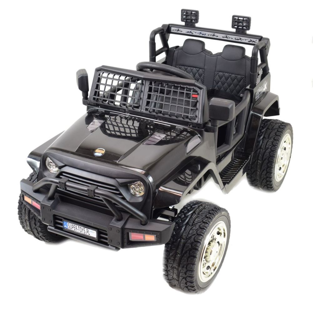 „JK OFF ROAD“ AKUMULIATORINIS JEEPAS, MINKŠTI RATAI, MINKŠTA SĖDYNĖ/LL555