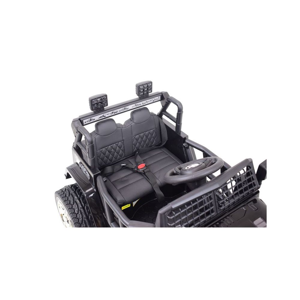 JEEP NA AKUMULATOR "JK OFF ROAD", MIĘKKIE KOŁA, MIĘKKIE SIEDZENIE/LL555