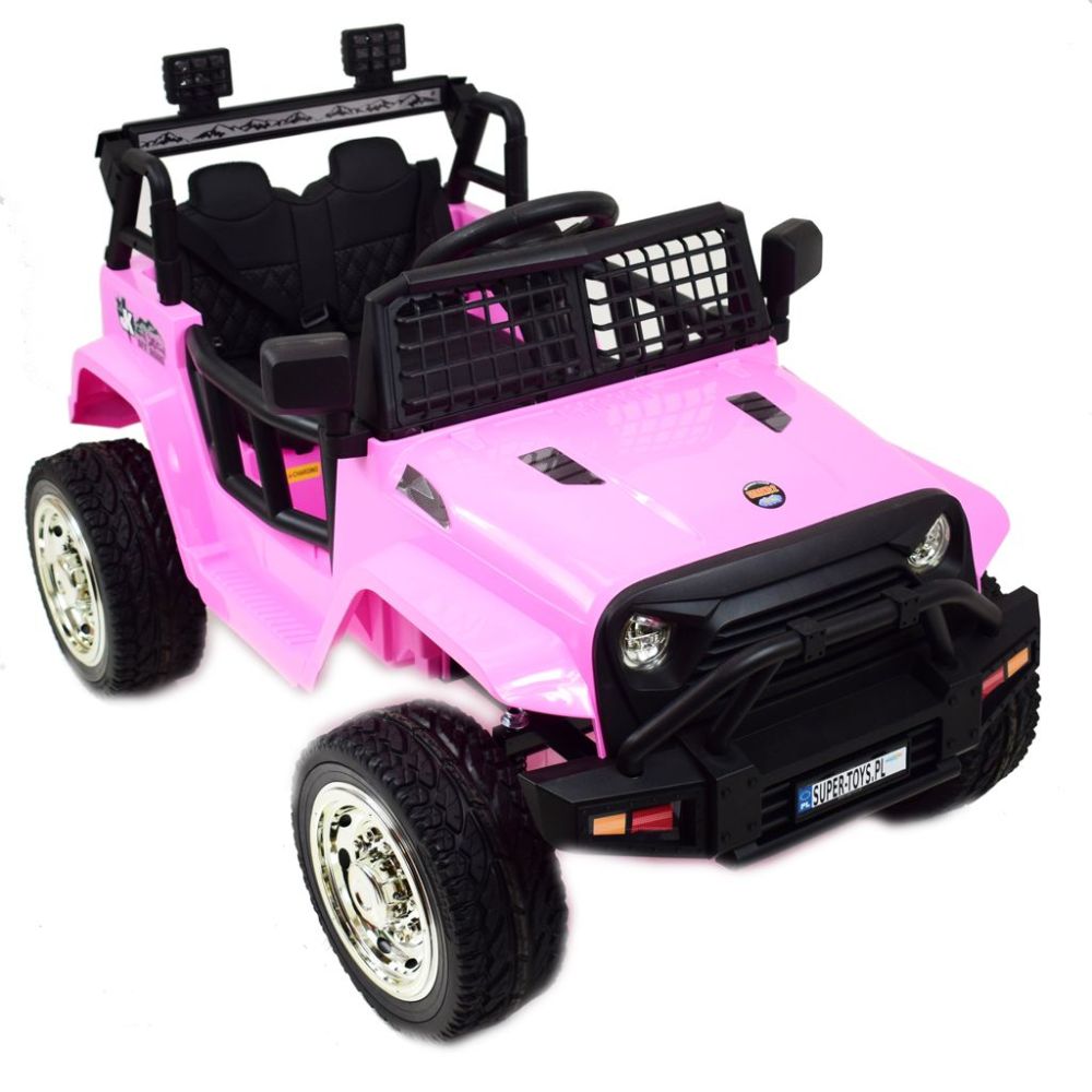 „JK OFF ROAD“ AKUMULIATORINIS JEEPAS, MINKŠTI RATAI, MINKŠTA SĖDYNĖ/LL555