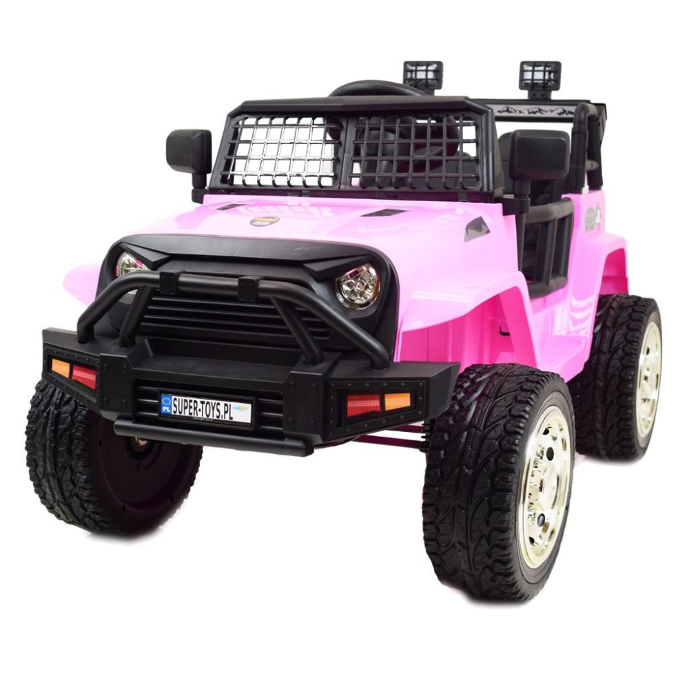 „JK OFF ROAD“ AKUMULIATORINIS JEEPAS, MINKŠTI RATAI, MINKŠTA SĖDYNĖ/LL555